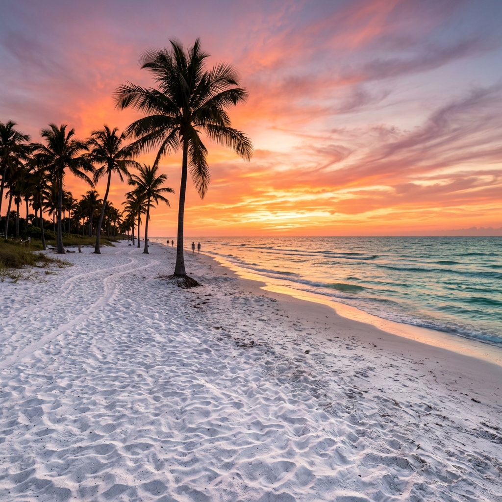 Sarasota County, Florida beach